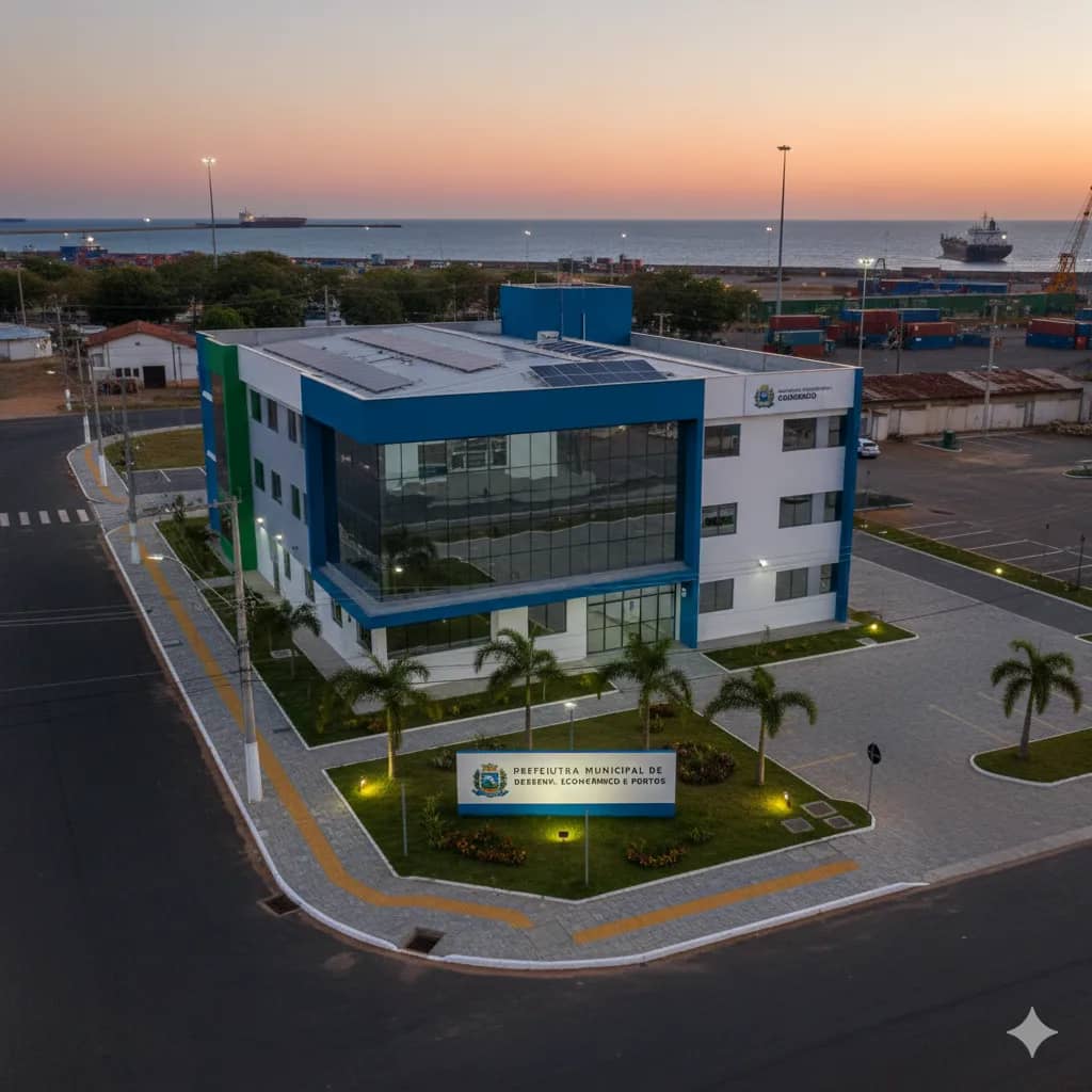 Obra Reforma da Secretaria de Desenv. Econômico e Portos executada pela WJX Construções em Cabedelo, PB